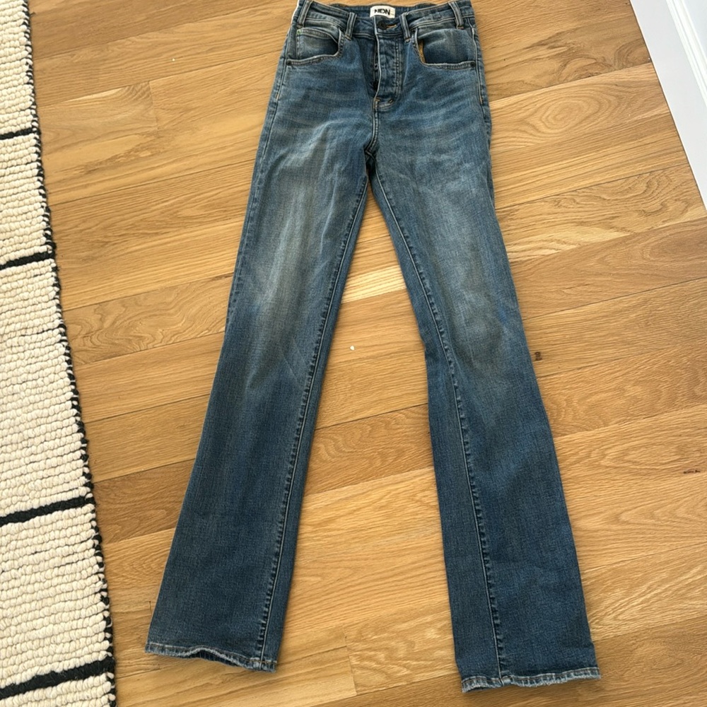 Urban Outfitter Neon Denim Henley Tall Jeans